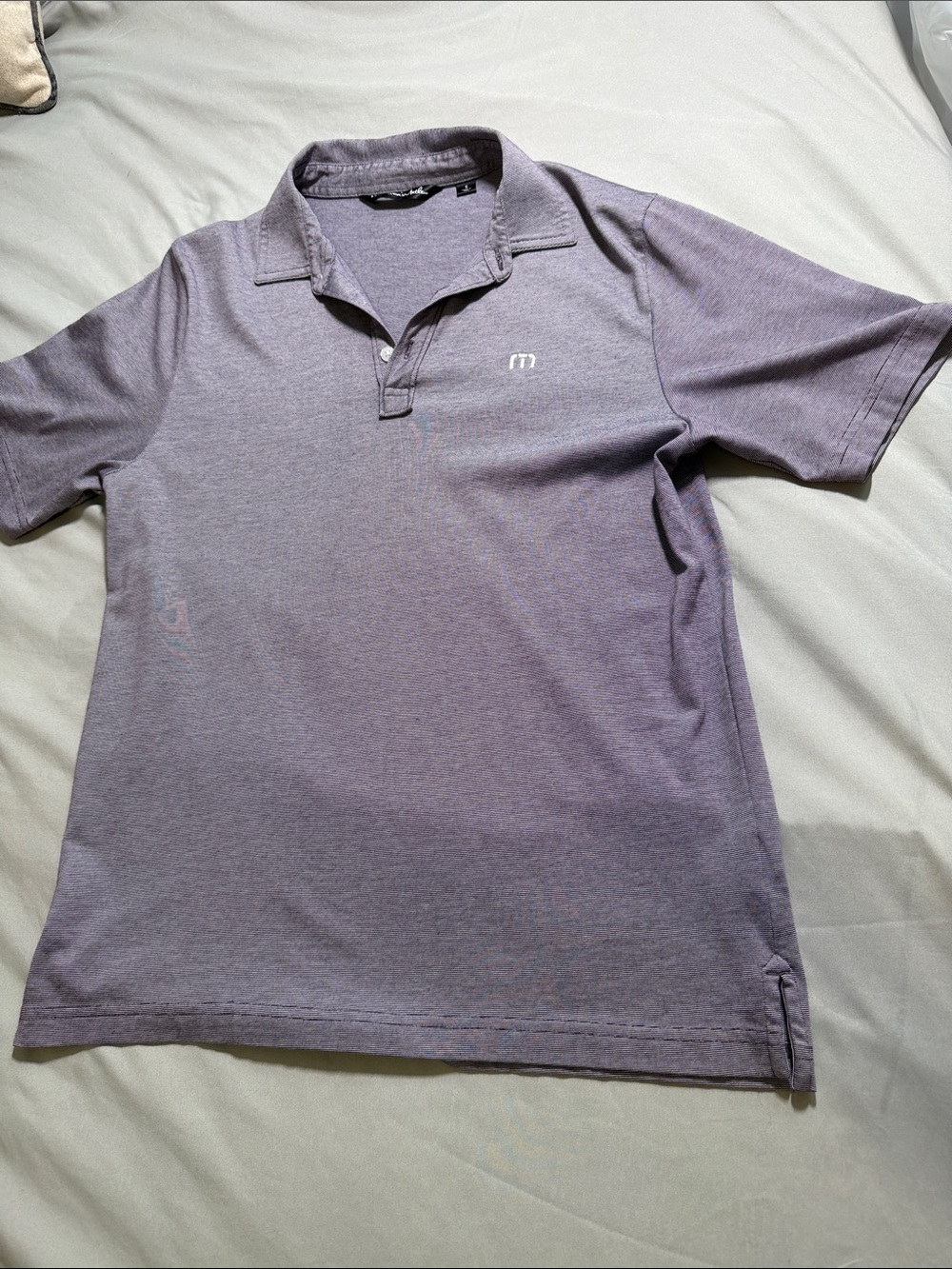 Travis Mathew Lavender Heather Polo